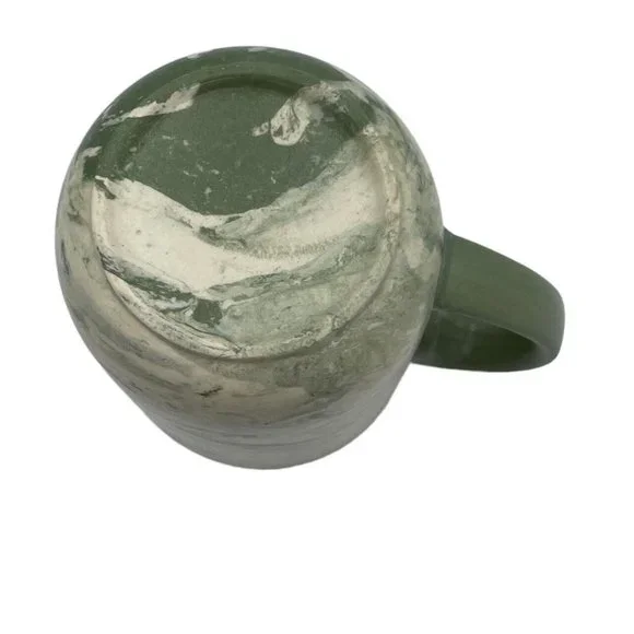 New York Times Coffee Mug Green Marble Swirl, 12 Fluid Ounce - Picture 5 of 8